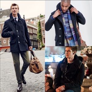 J. Crew double breasted dock wool pea coat